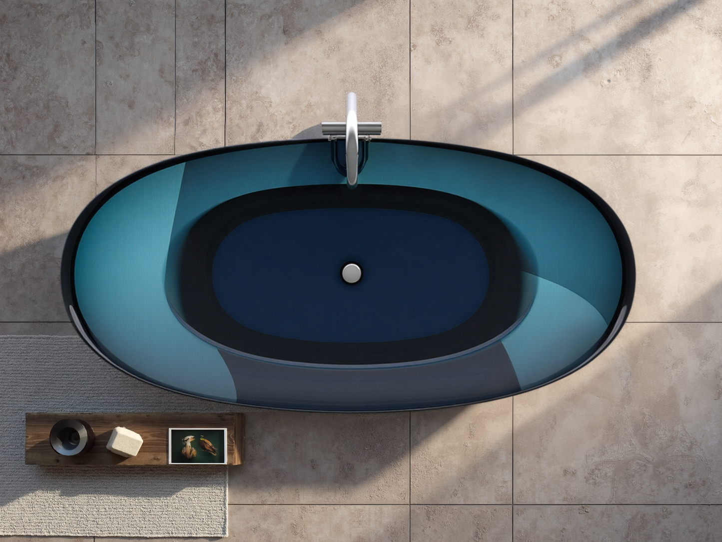 Transparent Resin Bathtub