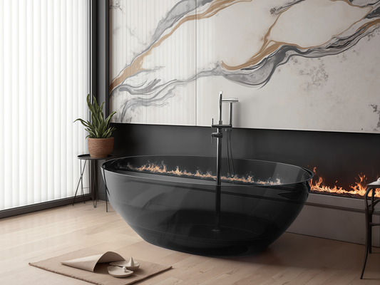 Transparent Resin Bathtub