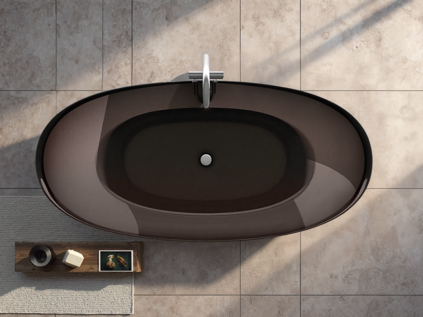 Transparent Resin Bathtub